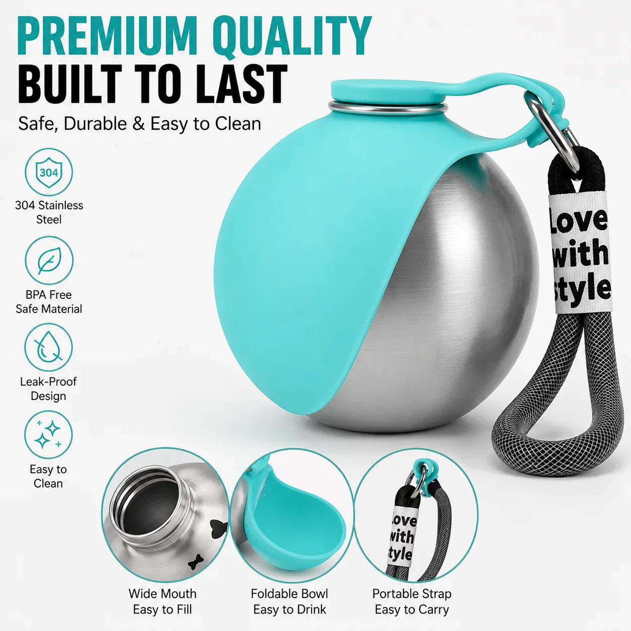 Pet Travel Water Bottle