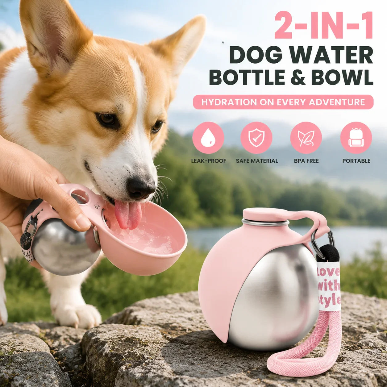 Pet Travel Water Bottle